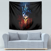Vintage Skull Tapestry American Skull Vintage - Wonder Print Shop