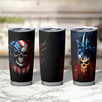 Vintage Skull Tumbler Cup American Skull Vintage - Wonder Print Shop