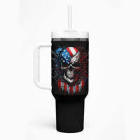 Vintage Skull Tumbler With Handle American Skull Vintage - Wonder Print Shop