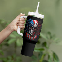 Vintage Skull Tumbler With Handle American Skull Vintage - Wonder Print Shop