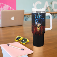 Vintage Skull Tumbler With Handle American Skull Vintage - Wonder Print Shop