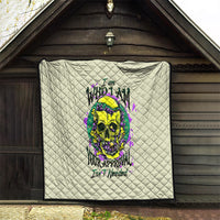 Flower Skull Quilt Iam Who Iam Your Approval Isn't Need - Wonder Print Shop