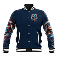Reaper Skull Baseball Jacket My Give A Fuck Is Broken But My Go Fuck Yourself Is Fully Functional - Wonder Print Shop