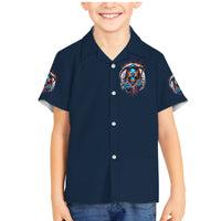 Reaper Skull Family Matching Mermaid Dress and Hawaiian Shirt My Give A Fuck Is Broken But My Go Fuck Yourself Is Fully Functional - Wonder Print Shop