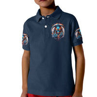 Reaper Skull Kid Polo Shirt My Give A Fuck Is Broken But My Go Fuck Yourself Is Fully Functional - Wonder Print Shop