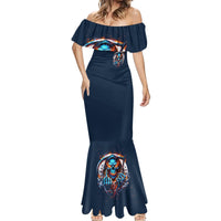 Reaper Skull Mermaid Dress My Give A Fuck Is Broken But My Go Fuck Yourself Is Fully Functional - Wonder Print Shop