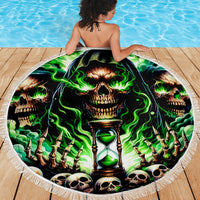 Witch Skull Beach Blanket Of Course I'm Going To Hell I'm Just Here To Pick You Up - Wonder Print Shop
