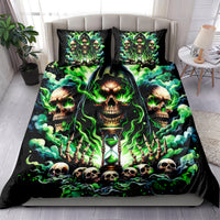 Witch Skull Bedding Set Of Course I'm Going To Hell I'm Just Here To Pick You Up - Wonder Print Shop