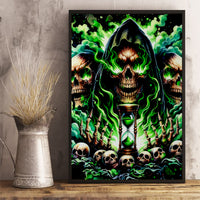 Witch Skull Canvas Wall Art Of Course I'm Going To Hell I'm Just Here To Pick You Up - Wonder Print Shop