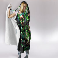 Witch Skull Hooded Blanket Of Course I'm Going To Hell I'm Just Here To Pick You Up