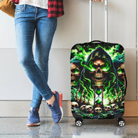 Witch Skull Luggage Cover Of Course I'm Going To Hell I'm Just Here To Pick You Up - Wonder Print Shop