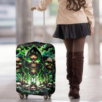 Witch Skull Luggage Cover Of Course I'm Going To Hell I'm Just Here To Pick You Up - Wonder Print Shop