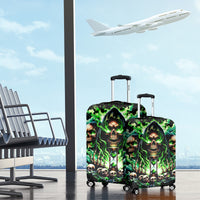 Witch Skull Luggage Cover Of Course I'm Going To Hell I'm Just Here To Pick You Up - Wonder Print Shop