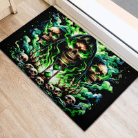 Witch Skull Rubber Doormat Of Course I'm Going To Hell I'm Just Here To Pick You Up - Wonder Print Shop
