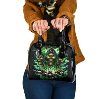 Witch Skull Shoulder Handbag Of Course I'm Going To Hell I'm Just Here To Pick You Up