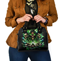 Witch Skull Shoulder Handbag Of Course I'm Going To Hell I'm Just Here To Pick You Up