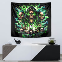 Witch Skull Tapestry Of Course I'm Going To Hell I'm Just Here To Pick You Up - Wonder Print Shop
