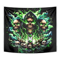Witch Skull Tapestry Of Course I'm Going To Hell I'm Just Here To Pick You Up - Wonder Print Shop