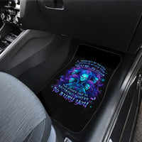 Rose Skull Car Mats Four Out Of The Five Voices In My Head Think You An Idiot - Wonder Print Shop