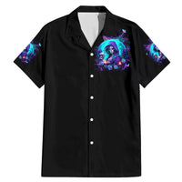 Witch Skull Family Matching Mermaid Dress and Hawaiian Shirt Hello Darkness My Old Friend - Wonder Print Shop