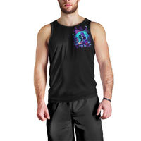 Witch Skull Men Tank Top Hello Darkness My Old Friend - Wonder Print Shop