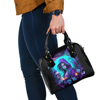 Witch Skull Shoulder Handbag Hello Darkness My Old Friend