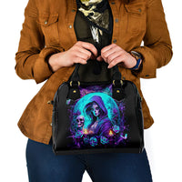 Witch Skull Shoulder Handbag Hello Darkness My Old Friend
