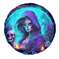 Witch Skull Spare Tire Cover Hello Darkness My Old Friend - Wonder Print Shop