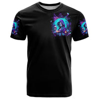 Witch Skull T Shirt Hello Darkness My Old Friend - Wonder Print Shop