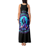 Witch Skull Tank Maxi Dress Hello Darkness My Old Friend - Wonder Print Shop