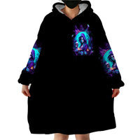 Witch Skull Wearable Blanket Hoodie Hello Darkness My Old Friend - Wonder Print Shop