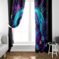 Witch Skull Window Curtain Hello Darkness My Old Friend - Wonder Print Shop