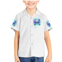 Rose SKull Family Matching Mermaid Dress and Hawaiian Shirt My Give A Fuck Is Broken But My Go Fuck Yourself Is Fully Functional - Wonder Print Shop