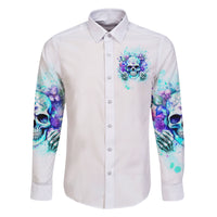 Rose SKull Family Matching Tank Maxi Dress and Hawaiian Shirt My Give A Fuck Is Broken But My Go Fuck Yourself Is Fully Functional - Wonder Print Shop