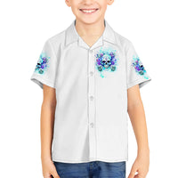 Rose SKull Hawaiian Shirt My Give A Fuck Is Broken But My Go Fuck Yourself Is Fully Functional - Wonder Print Shop