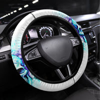 Rose SKull Steering Wheel Cover My Give A Fuck Is Broken But My Go Fuck Yourself Is Fully Functional - Wonder Print Shop