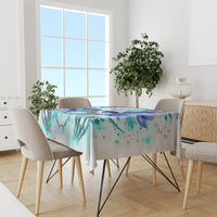 Rose SKull Tablecloth My Give A Fuck Is Broken But My Go Fuck Yourself Is Fully Functional - Wonder Print Shop