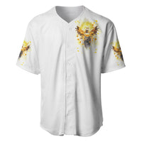 Flower Skull Angel Baseball Jersey Bitch I'm The Fucking Queen - Wonder Print Shop