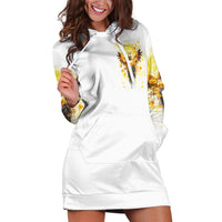 Flower Skull Angel Hoodie Dress Bitch I'm The Fucking Queen - Wonder Print Shop