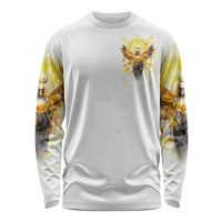 Flower Skull Angel Long Sleeve Shirt Bitch I'm The Fucking Queen - Wonder Print Shop