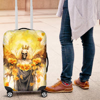 Flower Skull Angel Luggage Cover Bitch I'm The Fucking Queen - Wonder Print Shop
