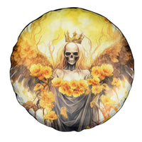 Flower Skull Angel Spare Tire Cover Bitch I'm The Fucking Queen - Wonder Print Shop