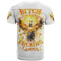 Flower Skull Angel T Shirt Bitch I'm The Fucking Queen - Wonder Print Shop