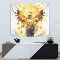 Flower Skull Angel Tapestry Bitch I'm The Fucking Queen - Wonder Print Shop