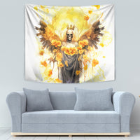 Flower Skull Angel Tapestry Bitch I'm The Fucking Queen - Wonder Print Shop