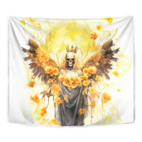 Flower Skull Angel Tapestry Bitch I'm The Fucking Queen - Wonder Print Shop