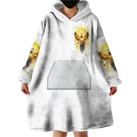Flower Skull Angel Wearable Blanket Hoodie Bitch I'm The Fucking Queen - Wonder Print Shop