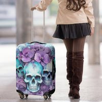Flower Skull Angel Luggage Cover The Good Girl In Me Got Tired Of The Bullshit - Wonder Print Shop