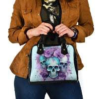Flower Skull Angel Shoulder Handbag The Good Girl In Me Got Tired Of The Bullshit