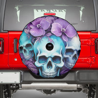 Flower Skull Angel Spare Tire Cover The Good Girl In Me Got Tired Of The Bullshit - Wonder Print Shop